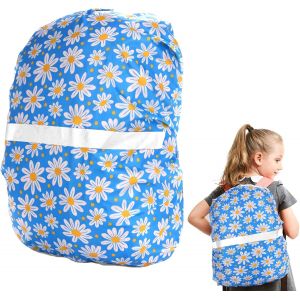 JGD-Housse Sac a Dos Impermeable, Protege Sac a Dos Pluie Housses de Sac &agrave; Dos r&eacute;fl&eacute;chissante Housse de Pluie pour Sac d'&eacute;cole de randonn&eacute;e de Camping en Plein air pour Hommes et Femmes - Neuf