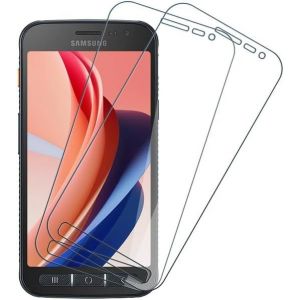 Kal-Lot De 2 Films De Protection D'écran En Verre Blindé Pour Samsung Galaxy Xcover 4/4s (Dureté 9h) (Film De Protection D'écran Hd) (Ultra Transparent) (Anti-Bulles) (Anti-Rayures) - Neuf
