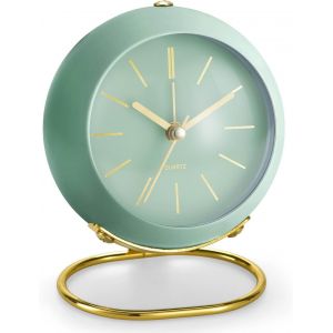 KAL-Réveil Analogique Rétro Sans Tic-Tac, Avec Veilleuse, Silencieux, Fonctionnement Facile Et Alarme Puissante, Cadeau Pour Maman Pour La Fête Des Mères - Neuf