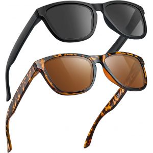 Lunettes De Soleil Hommes Polarisantes, Protection Uv400, Lunettes De Sport Légères Pour La Course À Pied Quotidienne, Le Baseball Et La Pêche - Neuf