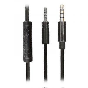 2pcs Câble De 1,5 M Pour Sennheiser Momentum 2.0 Avec Contrôle De Volume Et Microphone - Câble En Ligne - Noir - Neuf
