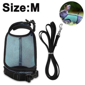 Harnais Et Laisse R&eacute;glables Pour Petits Animaux (Cochons D'inde, Furets, Hamsters) - Nylon Confortable Avec Dispositifs De S&eacute;curit&eacute; - Neuf