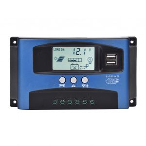 Regulateur De Charge De Panneau Solaire Mppt Ycx-003 30-100 A 12 V/24 V Avec Suivi De Mise Au Point Automatique 50 A - Neuf