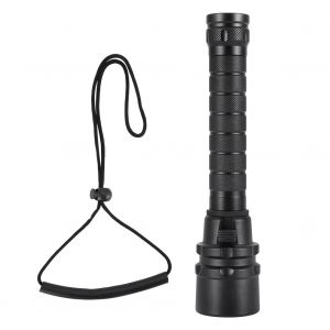 HJLIAN Lampe de poche LED d'exterieur etanche, haute luminosite, 100 m, noire - Neuf