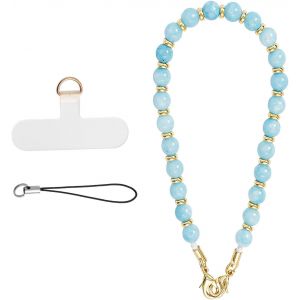 KAL-Bracelet Telephone Chaîne De Téléphone Portable, Bijoux De Telephone Lanière De Téléphone Perlée Chaine Telephone Portable, Chaîne De Téléphone Portable Perles - Neuf