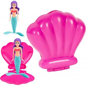KAL-Jouet De Piscine En Coquillage De Sir&egrave;ne, Cadeaux De Coquillages Flottants Magiques, Swimming Pool Accessories Et Jouets Pour Enfants, Pour Excursions Plage, Jeux Plein Air - Neuf