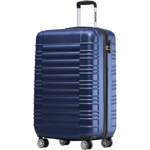 lbgwp60-Val Cabine 55X35X25 - Bagages Cabine - Bagage Cabine 55X35X25 - Petite Val - Val Cabine 55X40X20 - Val Rigide - Val Roulette - Trolley Voyage - Suitcase - Bleu - Neuf