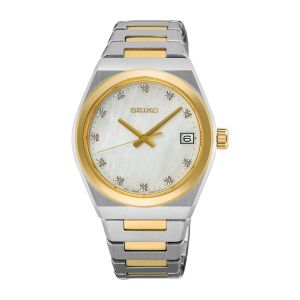Montre Femme Seiko Diamants Et Nacre - Neuf