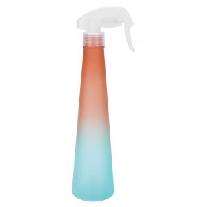 Flacon Pulverisateur Vide En Flacon Conique A Brume Fine Orange Verte Pour Cheveux Et Plantes 350 Ml - Neuf