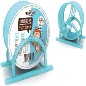 Roue silencieuse pour hamster de qualité supérieure - Tapis roulant sûr et durable pour petits animaux - Idéal pour hamsters, gerbilles et souris - Facile à nettoyer et à entretenir - Neuf