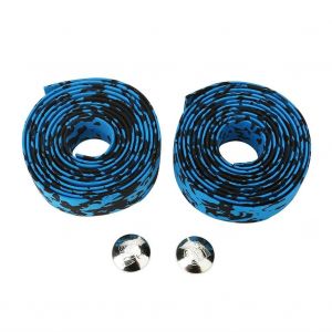 1 Paire De Guidon De Cyclisme Anti-Transpiration Ruban De V&eacute;lo De Route Enveloppe De V&eacute;lo (Bleu Et Noir) - Neuf