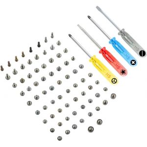 Set de vis de Rechange Complet Toutes Les vis compatibles avec iPhone 11 Pro Max 6.5 inch avec 2X vis Pentalobe dans Chaque Couleur INCL 4 Tournevis - Neuf