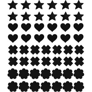 12 Pairs Nipple Pasties For Women Pasties Rave Pack Glitters Nipple Covers Stickers Nipple Patches Disposable Sticky Breast Petals Multi Design.[F41] - Neuf