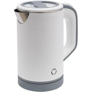 Bouilloire Portable 800 Ml, Mini Bouilloire De Camping, Bouilloire De Voyage, En Acier Inoxydable, Arrêt Automatique De La Vapeur, Fonction Maintien Au Chaud (Blanc) - Neuf