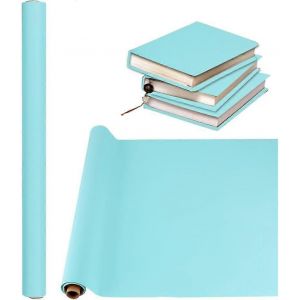 Couverture De Cahier En Tissu De Soie Turquoise Pâle De 47,2 X 16,9 Pouces, Couverture De Cahier En Tissu De Soie De 0,3 Mm D'épaisseur Avec Support En Papier. - Neuf