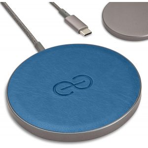 Empower Magnetic Wireless Charger Pad - Compatible Avec Magsafe Pour Iphone 16/15/14/13/12 & Qi-Certified Devices - Premium Vegan Leather [Vert] - Neuf