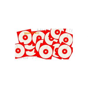 250 Cibles En Carton 10x10 Cm Pour Du Tir &Agrave; La Carabine &Agrave; 10 M&egrave;tres - Neuf