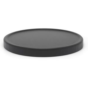 Kalanka-Théière Ronde Noire En Bois Avec Soucoupe Ø 18 Cm - Neuf