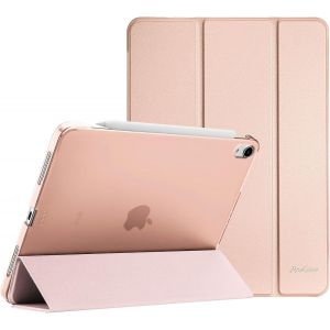 Coque Pour Ipad Air 11 Pouces (M3) 2025/(M2) 2024,Air 5ème 2022/4ème 2020 10.9 Pouces,Étui De Protection Anti-Chute,Rabat Magnétique Stable-Rose D'or - Neuf