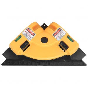 Niveau laser a 90 degres, angle droit, carre en L, double bulle, outil de mesure pour le travail du bois - Neuf