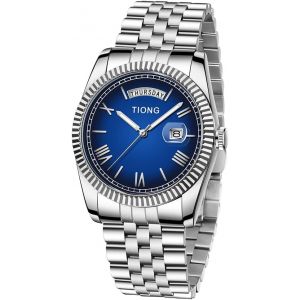 Montre Analogique &Agrave; Quartz Pour Homme-&Eacute;tanche-Affichage De La Date-En Acier Inoxydable.[J911] - Neuf