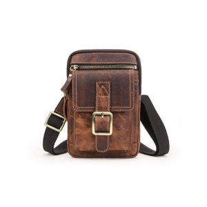 Sac Messager En Cuir Crazy Horse Pour Activit&eacute;s De Plein Air - Neuf