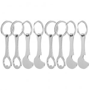 Lot De 8 Jetons Pour Chariot De Supermarch&eacute; &iquest; Accessoires Porte-Cl&eacute;s En M&eacute;tal Durable Pour D&eacute;verrouiller Les Chariots De Supermarch&eacute; - Neuf