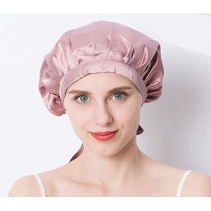 Bonnet De Nuit En Soie De Mûrier Naturelle Pour Femme - 19 Mommes - Extra Long - Neuf