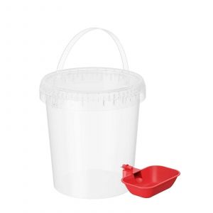 Automatique Pet Distributeur D'eau 8l/10l De Grande Capacit&eacute; Pour Les Chiens Avec Poign&eacute;e Blanc, Chat De L'eau De La Fontaine, De La Conception Durable - Neuf
