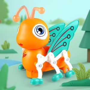 Jouet D'abeille Forme Animale Amusant En Plastique &Eacute;lectronique Dessin Anim&eacute; Abeille Jouet Pour B&eacute;b&eacute;s - Neuf