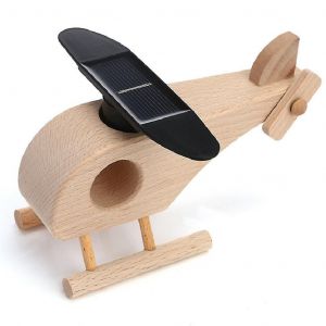 Pour Cr&eacute;atif En Bois Solaire Aliment&eacute; Avion H&eacute;licopt&egrave;re Mod&egrave;le Enfants Fun Science Exp&eacute;riences Pr&eacute;coce &Eacute;ducatif Jouet-hao - Neuf