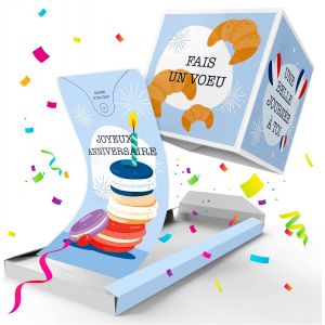 Carte D'anniversaire Explosion Confettis (Joyeux Anniversaire), Carte Surprise De V?ux Pop Up - Neuf