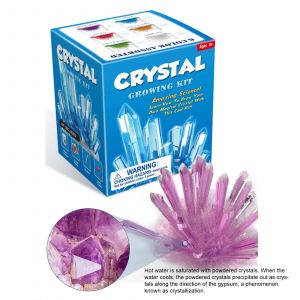1set Crystal Growth Experiment Exercice S&ucirc;r Capacit&eacute; De R&eacute;flexion Kit De Croissance De Cristaux En Plastique Jouet Pour Home_Blue - Neuf