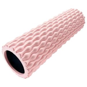 Rouleaux En Mousse Textur&eacute;s Pour Le Massage Musculaire Dos De Densit&eacute; Moyenne Rose - Neuf