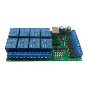 Module relais série USB avec UART RS232 optiquement isolé et câble de 50 cm - Neuf