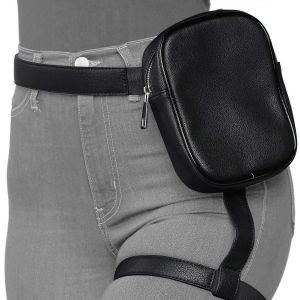 Sac banane de cuisse pour femme - Sac banane de cuisse en cuir pour femme - Neuf