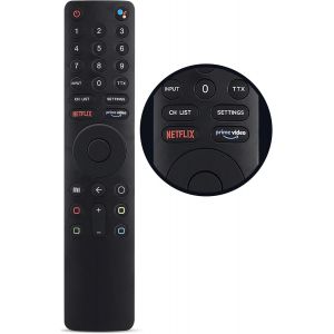 Leyf Télécommande de Rechange pour Xiaomi Mi Stick - Compatible avec Xiaomi MI TV 4S 4A, XMRM- 010 L55MS-5A/L65M5-5ASP L32M5-5ASP L43M5-5ASP L55M5-5ASP L65M5-5ASP L65M5-5SIN, Bluetooth et Commande - Neuf