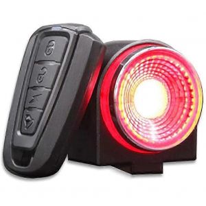 Feu Arriere De Velo Avec Alarme, Rechargeable Par Usb, Ultra Lumineux, Detection De Freinage Intelligente, Anti-Vol - Neuf