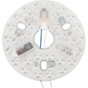 Remplacement de la Lumi&egrave;re LED de Ventilateur de Plafond 5.3 Pouces, 3cct 3000K 4200K 6500K 15W 3 Couleur Dimmable Retrofit LED Kit pour le Plafond du Ventilateur de Lampe de - Neuf