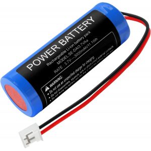 MEVRONISSHOP-Batterie d'alarme 3000mah 3.7V Li-ION Applicable &agrave; DAITEM 1UR18500Y BATRXU03X SH511AX SH512AX - Neuf