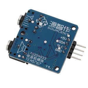TEA5767 FM Radio Stereo Radio Module 76-108MHz with Connection Board and Antenna for Arduino - Neuf