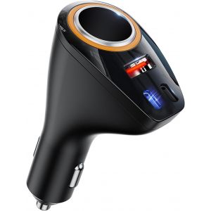 LORANKA-4 en 1 Chargeur Allume Cigare USB,170W&iquest;Dual PD30W+QC30W&iquest; Rapide Chargeur Voiture USB C, Adaptateur Prise Allume Cigare USB pour iPhone 17/16/15,Samsung Galaxy S25 S24,GPS - Neuf