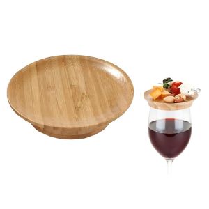 Dessous De Verre En Bambou Pour Verre &Agrave; Vin, Charcuterie Et Ap&eacute;ritifs. - Neuf