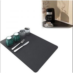 Tapis &Eacute;gouttoir Absorbant &Agrave; S&eacute;chage Rapide Pour Plan De Travail Et Appareils De Cuisine, 30 X 40 Cm - Neuf