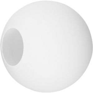 Subzonal-Abat-Jour Boule En Verre D&eacute;poli : Abat-Jour Boule De Verre Abat-Jour Boule De Rechange Pour Suspension 10 Cm Diam&egrave;tre Du Trou 4 Cm Blanc - Neuf