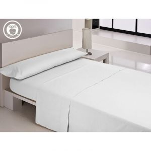 Hosteline Iris Premium Jeu De Draps Blanc 100% Coton &Eacute;gyptien - Neuf