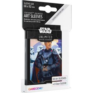 Eryi-Star Wars Unlimited Moff Gideon Lot De 60 Pochettes D'art Sous Licence Officielle Et 1 Pochette Transparente, Taille Optimisée Pour Star Wars Unlimited Et Autres Jeux Jcc Et Lcg, Fabriquées Par - Neuf