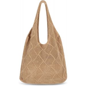 RFCBC-Sac de plage pour femme - Sac à bandoulière en maille pour l'été, le shopping et la vie quotidienne - Neuf