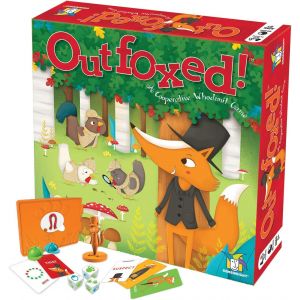 Chenquansarl-Outfoxed! Game Jeu De Soci&eacute;t&eacute; &Agrave; Partir De 5 Ans 2 &Agrave; 4 Joueurs Temps De Jeu De 20 Minutes - Neuf