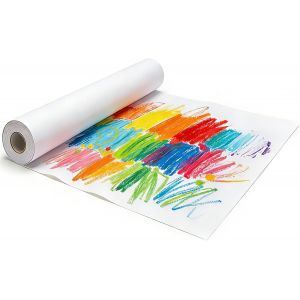 Kalanka-Rouleau De Papier &Agrave; Dessin Blanc, 43 Cm X 20 M Rouleau Papier Dessin Pour Enfants, Rouleau De Papier &Agrave; Croquis Pour Chevalet Peinture, Artistes, Croquis - Neuf